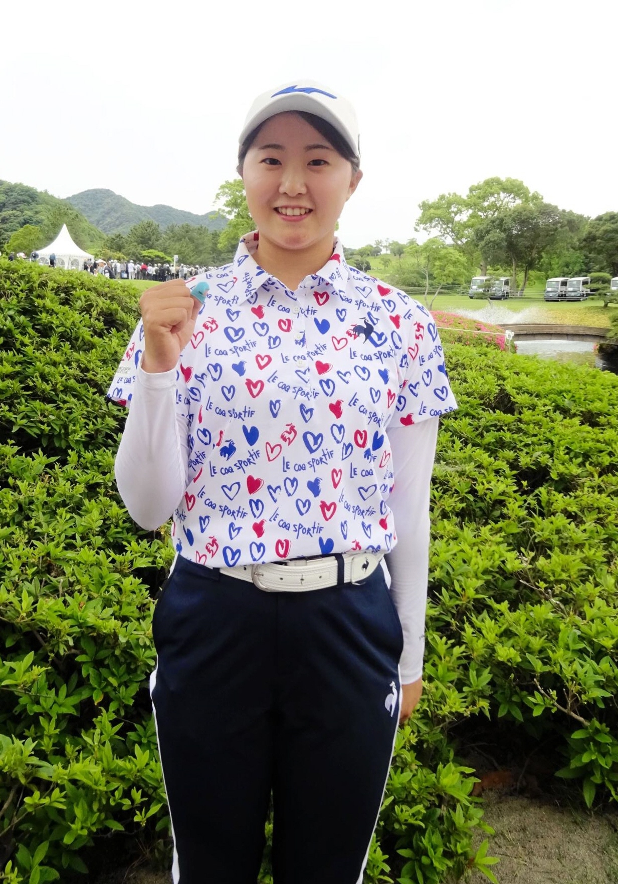 早大出身・稲垣那奈子4位粘った クレバーなゴルフでピンチも