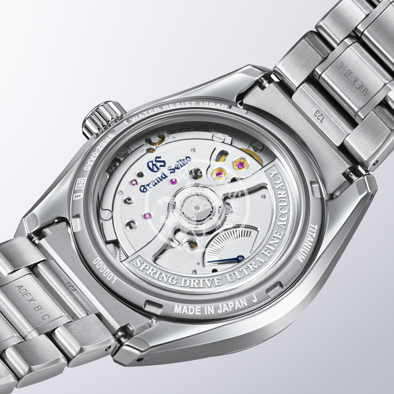 Grand Seiko アナログ時計 初代スプリングドライブモデル】シンプルな黒文字盤が魅力を放つ