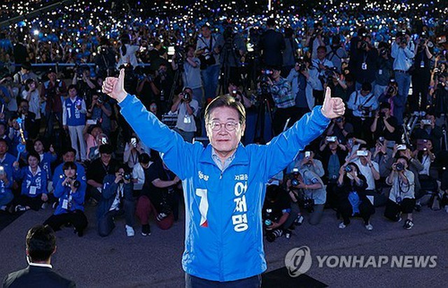 ［速報］＜韓国大統領選＞李在明氏が事実上の勝利宣言「国民の期待裏切らないよう責任と使命を遂行」