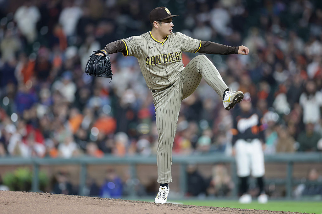 元楽天 現サンディエゴ・パドレス 松井裕樹 Vジャン 元天 現サンディエゴ・パドレス 松井裕樹 Vジャン（ロッキーズ戦