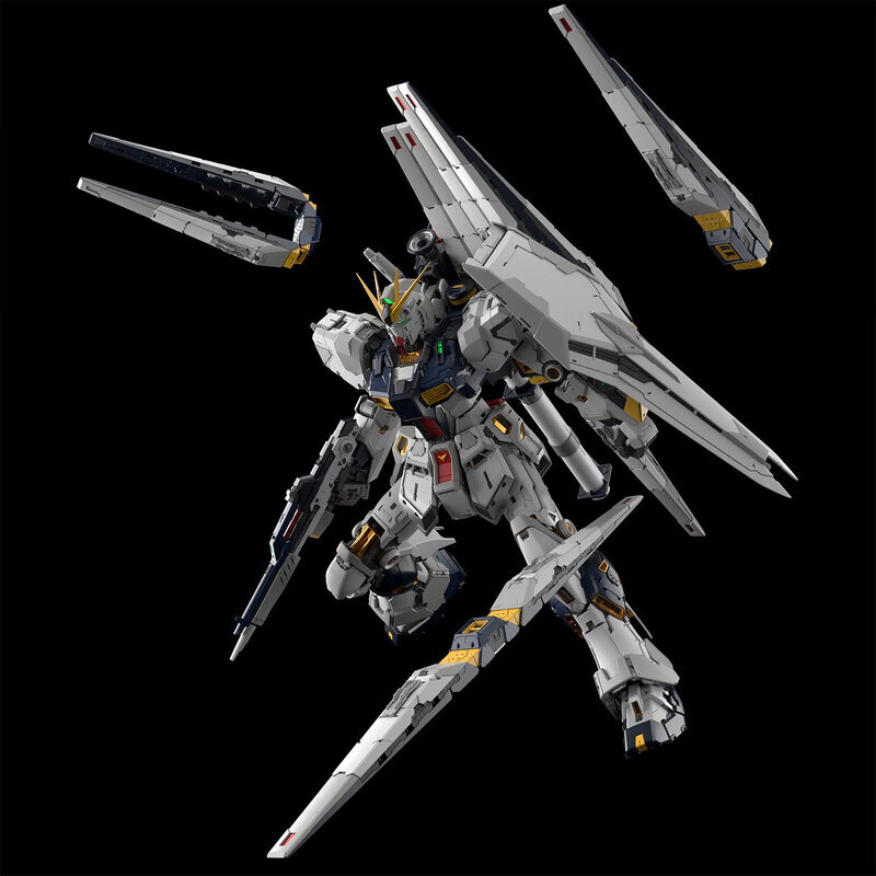 ガンプラ最高峰 PG UNLEASHED 1/60 νガンダム フィン・ファンネル装備の全体像