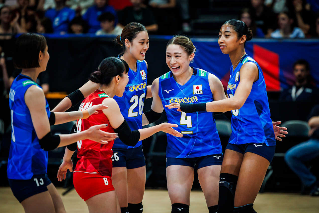 バレー】女子日本代表 VNL初戦はオランダをストレートで下し白星