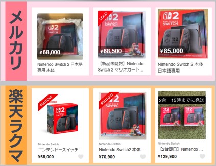 Switch2　任天堂スイッチ2　利益無し 発売前のNintendo Switch 2がブラックマーケットに。お値段600万