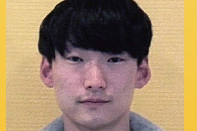 大分県警提供、別府の大学生死亡ひき逃げ事件で殺人容疑が追加された八田與一容疑者（28）。