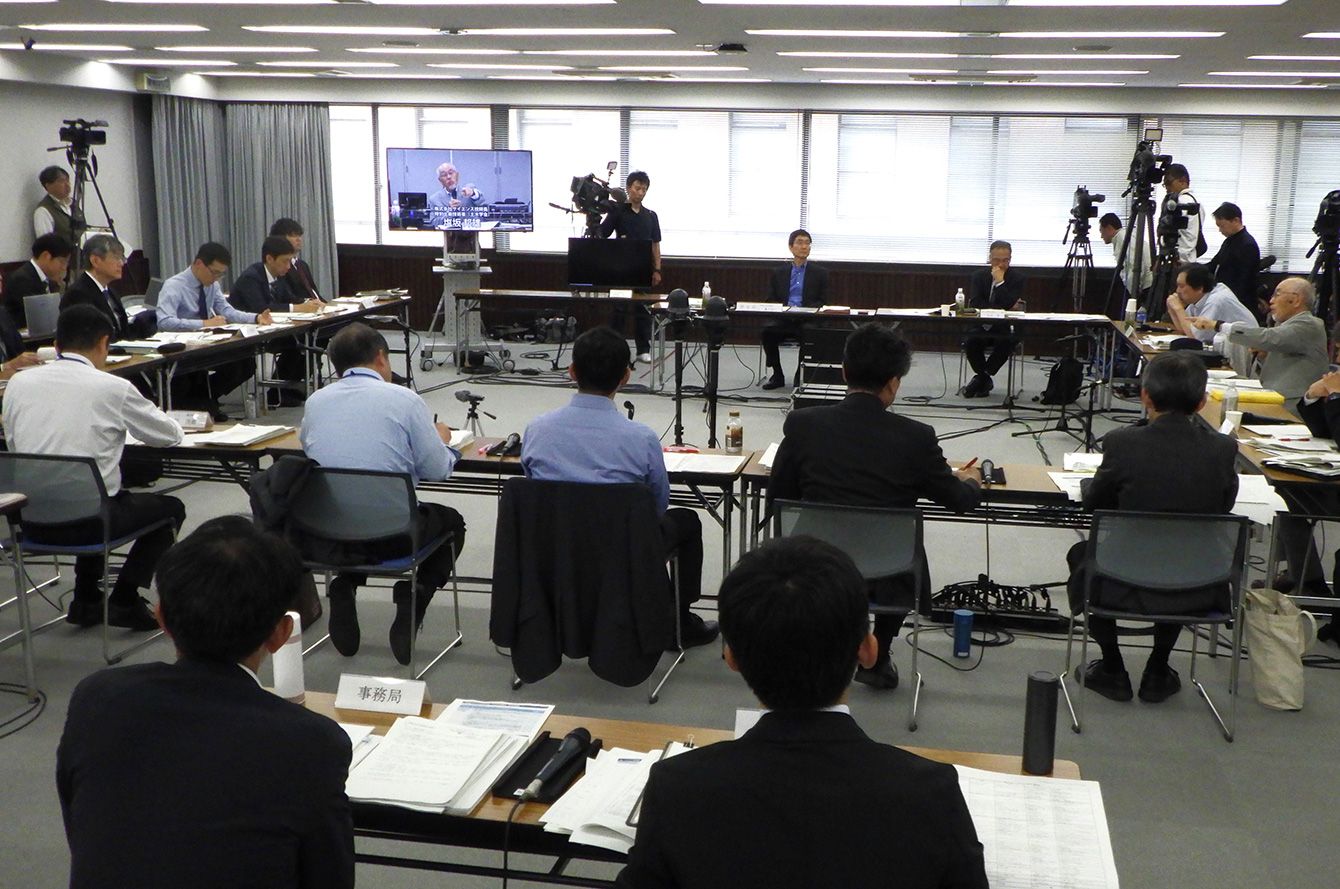 リニア中央新幹線 大井川水問題 静岡県専門部会 会議風景