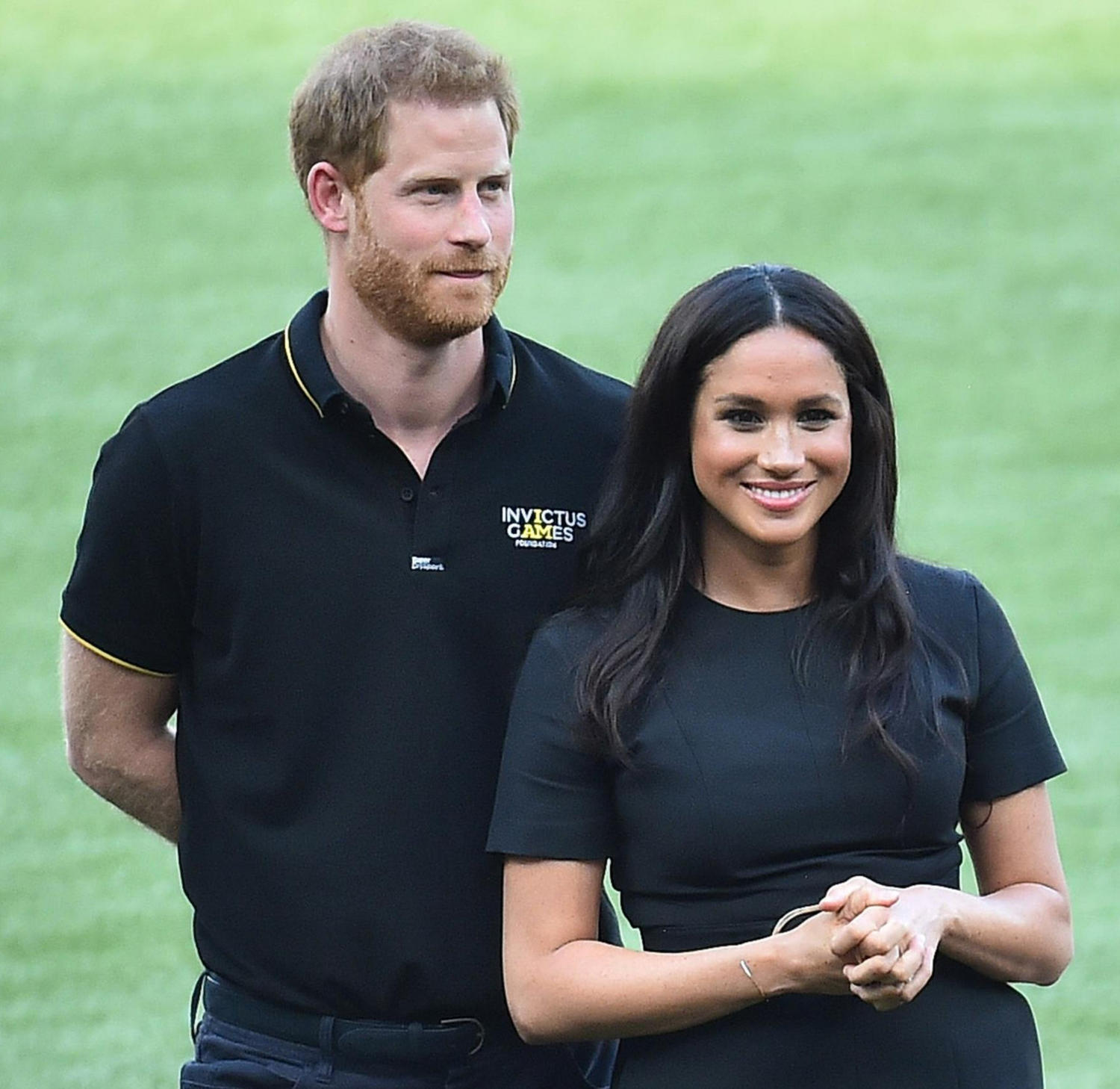 英国のヘンリー王子（左）とメーガン妃（右）。サセックス公爵夫妻として知られる。（2019年6月撮影）