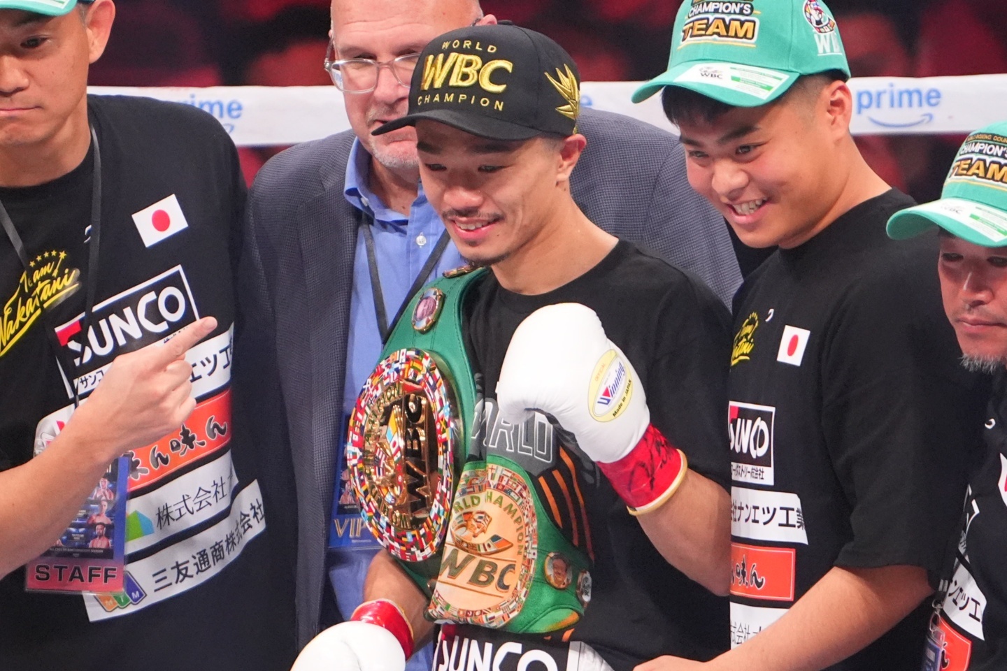 ボクシング☆中谷潤人 6.8 王座統一戦 後援会限定 半袖Tシャツ