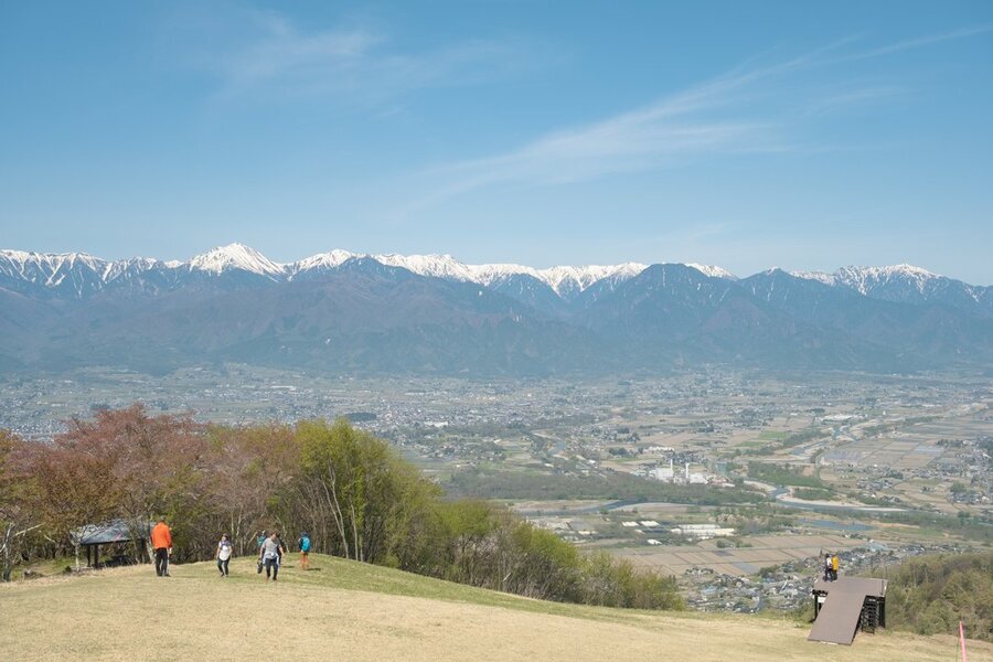 高島の山城と北陸道 城下の景観
