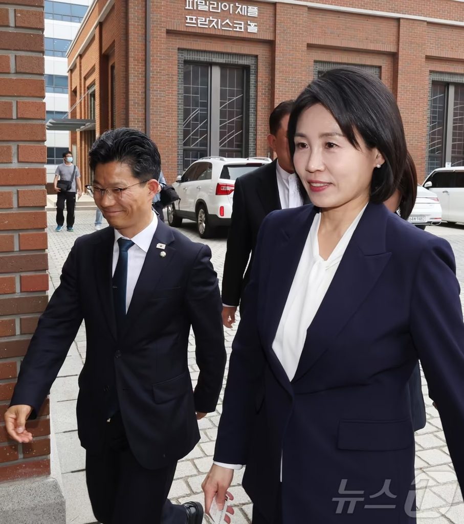 韓国の李在明（イ・ジェミョン）氏の妻、金恵景（キム・ヘギョン）氏。