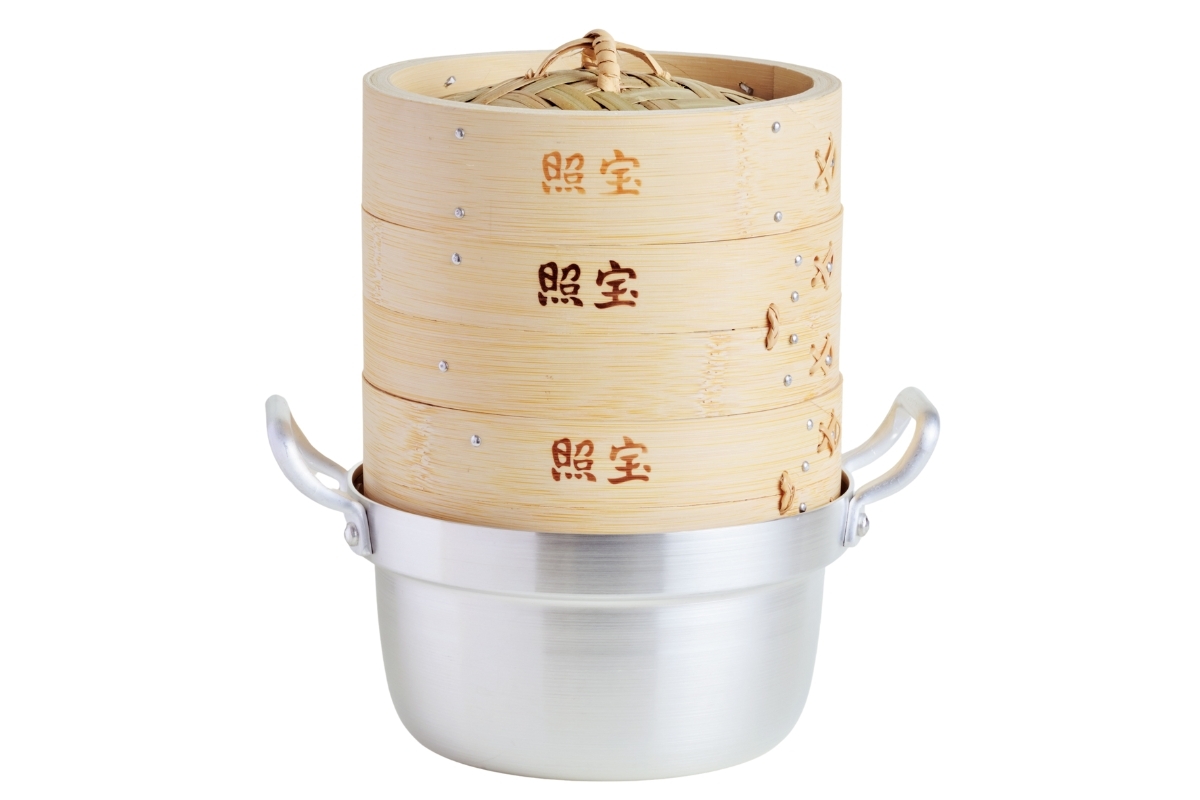Amazon｜照宝 中華せいろ 桧製 蒸し板セット φ30cm｜蒸し器