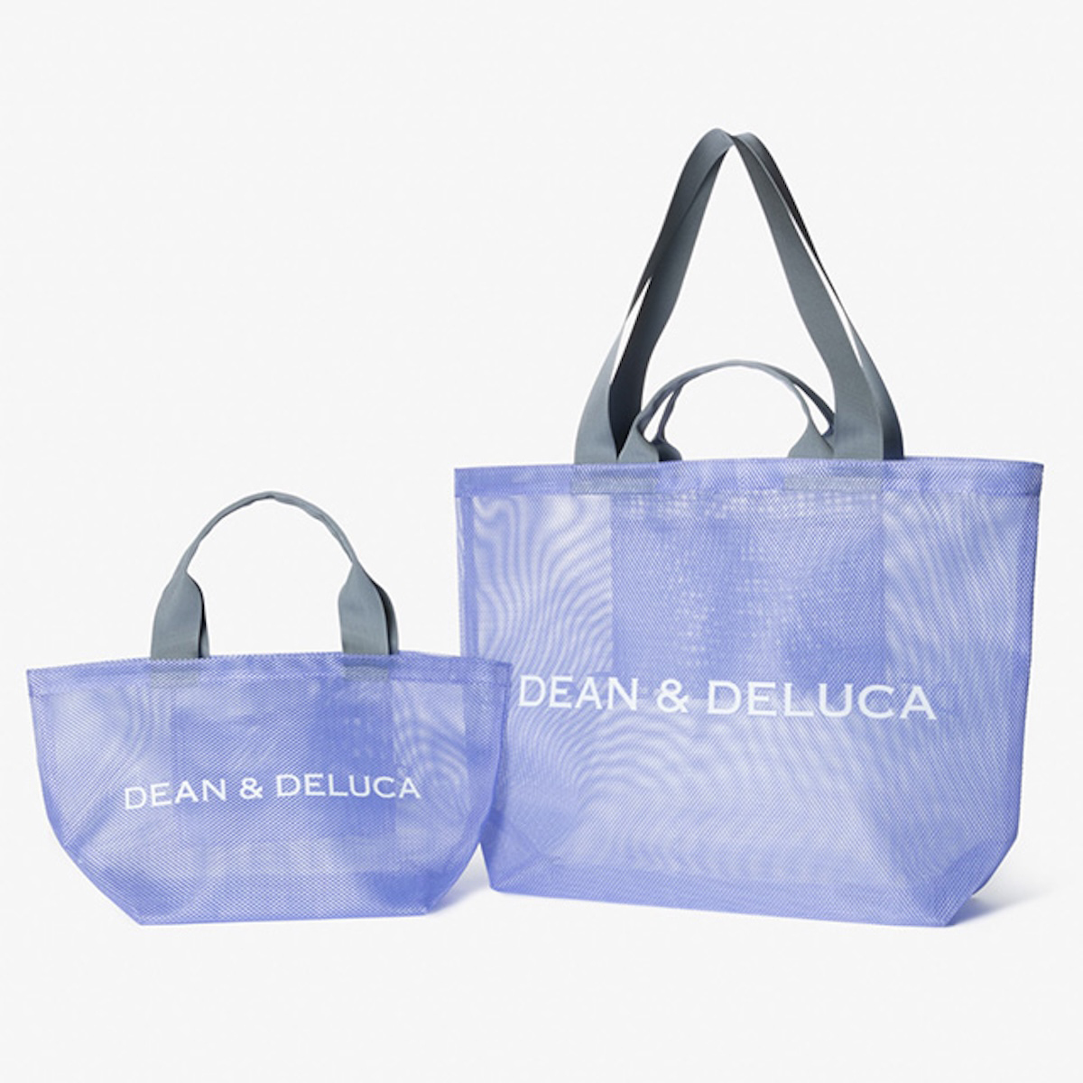 DEAN&DELUCA ディーン&デルーカ メッシュトートバッグ ライラック L ディーン&デルーカ」がメッシュトートバッグを数量限定発売 今年