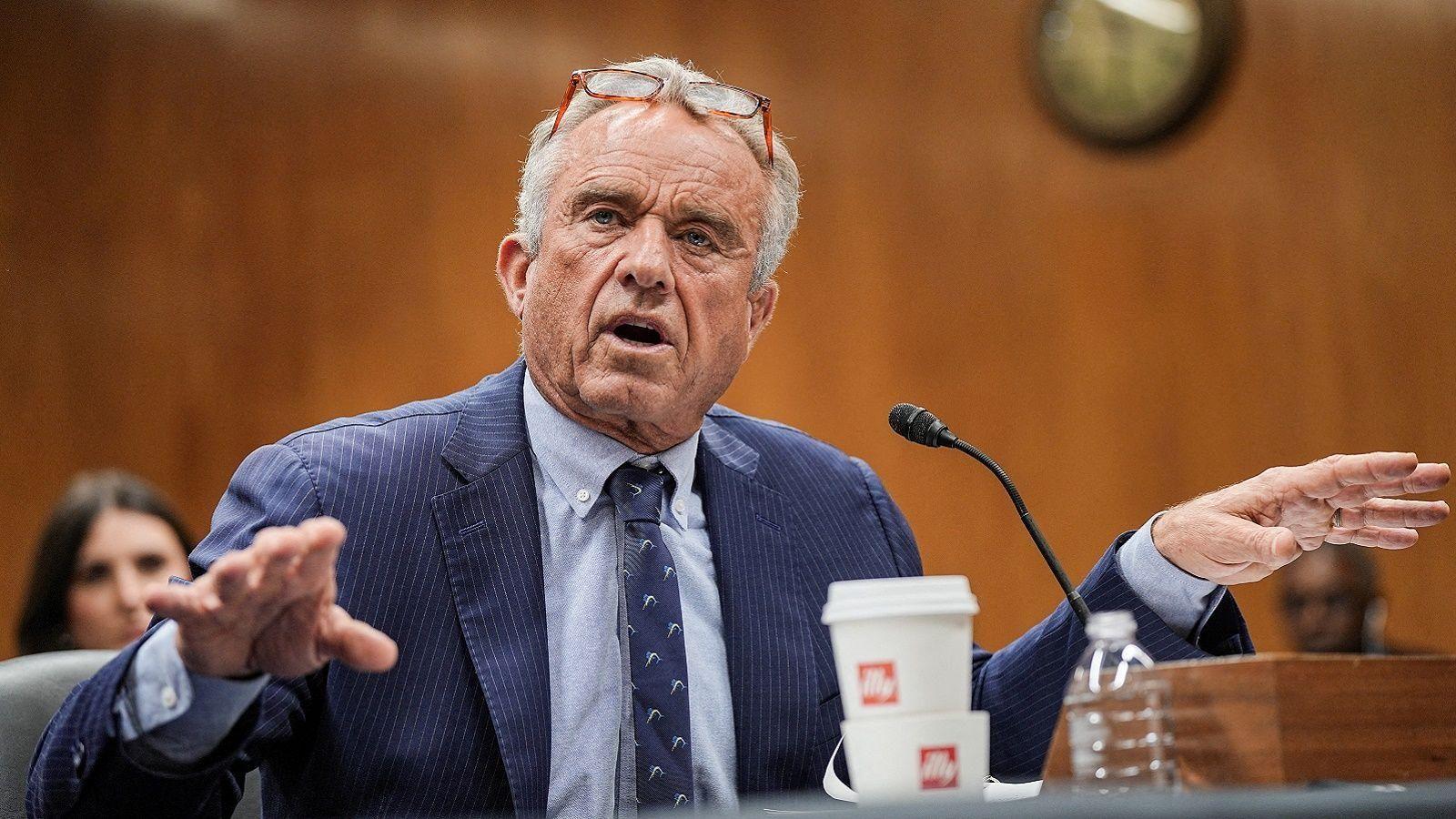 ロバート・F・ケネディ・ジュニア氏が米上院で証言する様子、ワクチン政策に関する議論