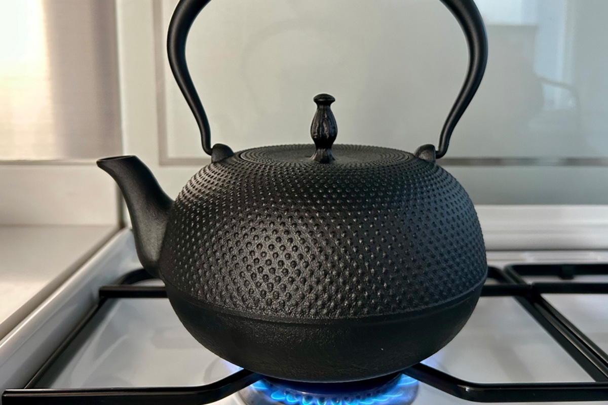 南部鉄器 鉄瓶 2L 鉄分補給 松 文様