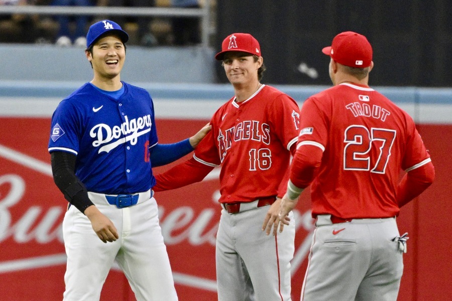 元Angelsの絆って」大谷翔平が元同僚をみつけてダッシュ 熱い