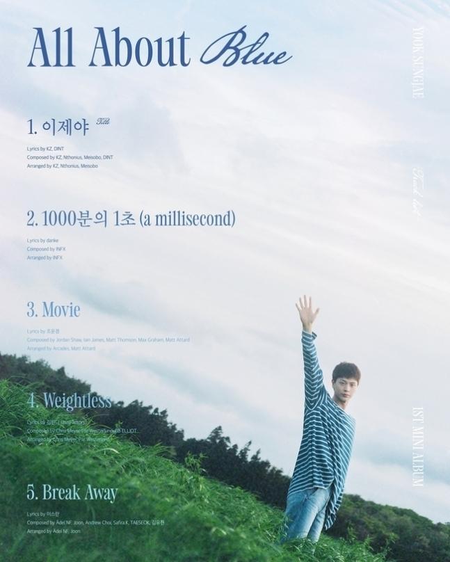 BTOB ソンジェ、1stミニアルバム「All About Blue」トラック