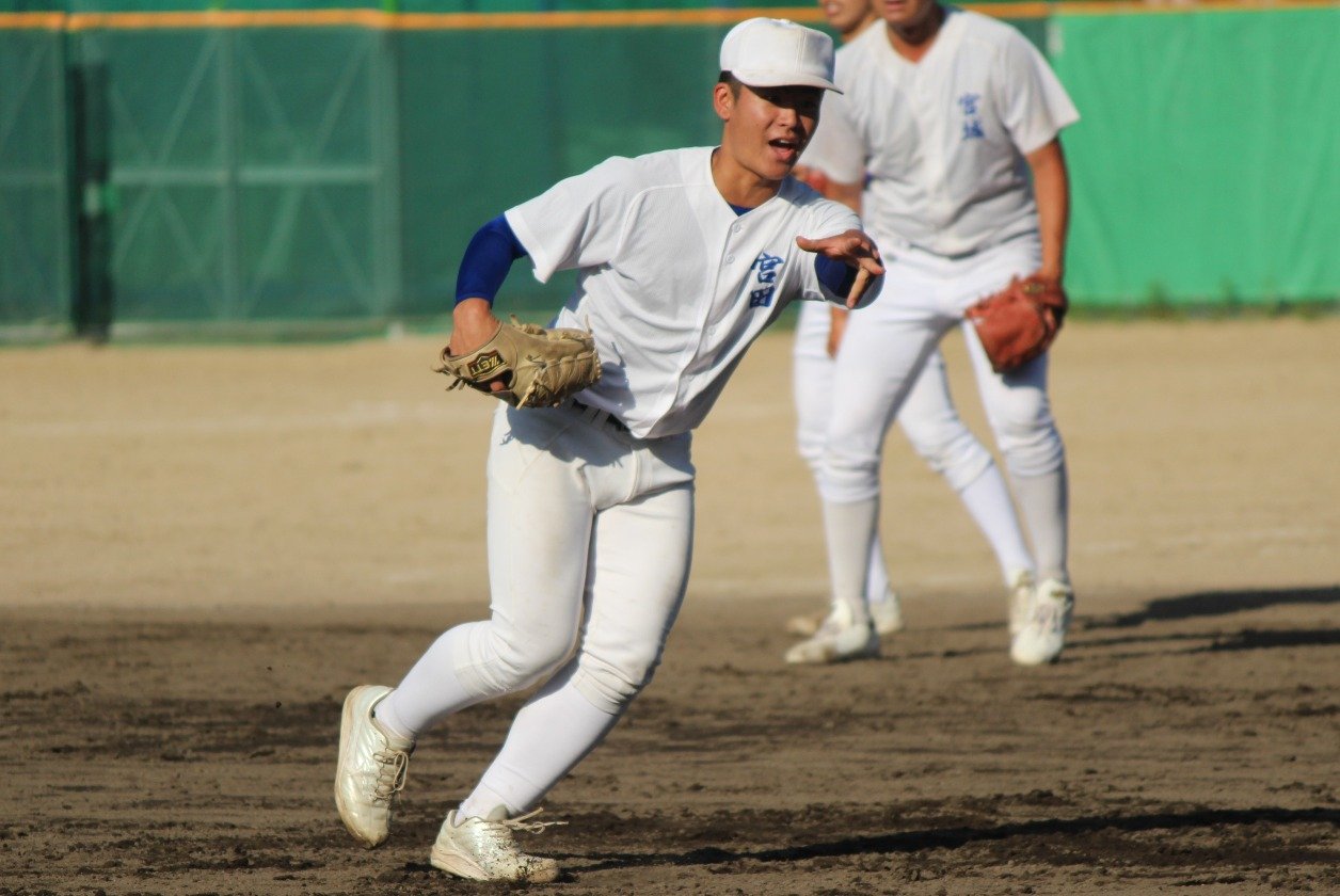 実使用！神戸国際大学附属高校 野球部　グランドコート メンズO XL LL 神国大附属高校 高校野球 甲子園出場 兵庫県 名門 ユニフォーム02292 実使用！神戸国際大学附属高校 野球部 グランドコート メンズO