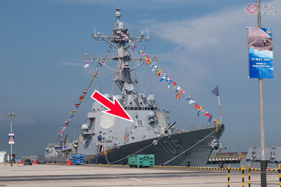 米軍のイージス艦に見慣れないハコ見っけ！「アレ何？」←士官