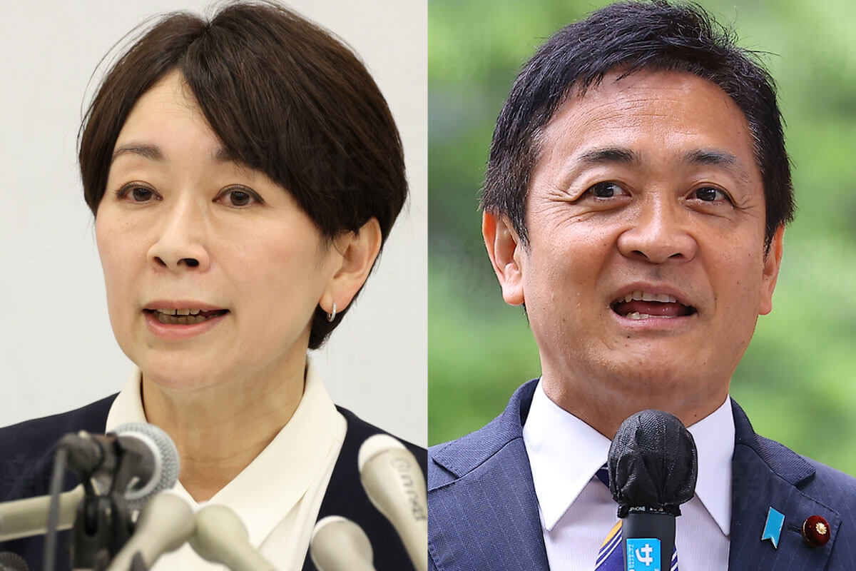 国民民主党の山尾志桜里氏と玉木雄一郎代表