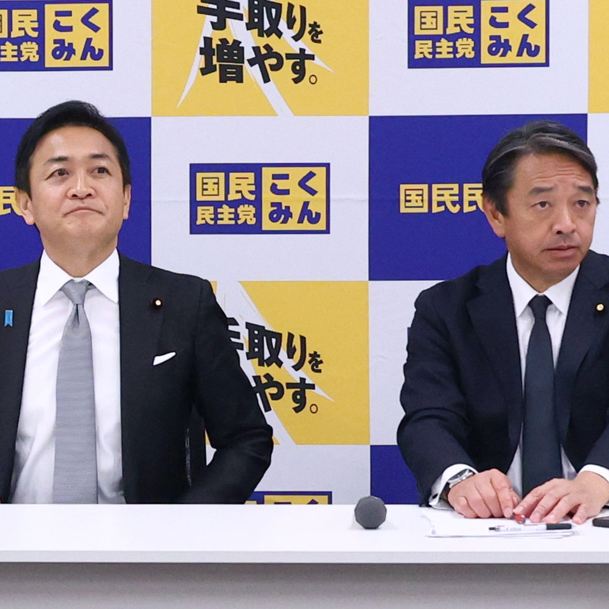 国民民主党 玉木雄一郎代表、山尾志桜里氏の公認取り消し決定時の様子