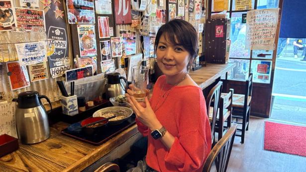 テレビ番組「飯島直子の今夜一杯いっちゃう？」のポスター画像。飯島直子さんが笑顔で写っている。