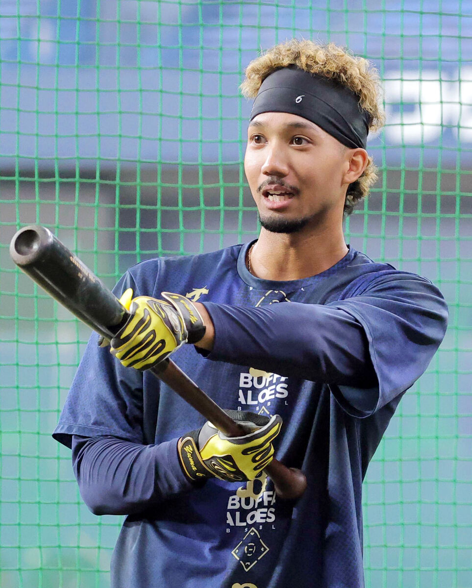 オリックス・バファローズ 宗佑磨選手 実使用バット