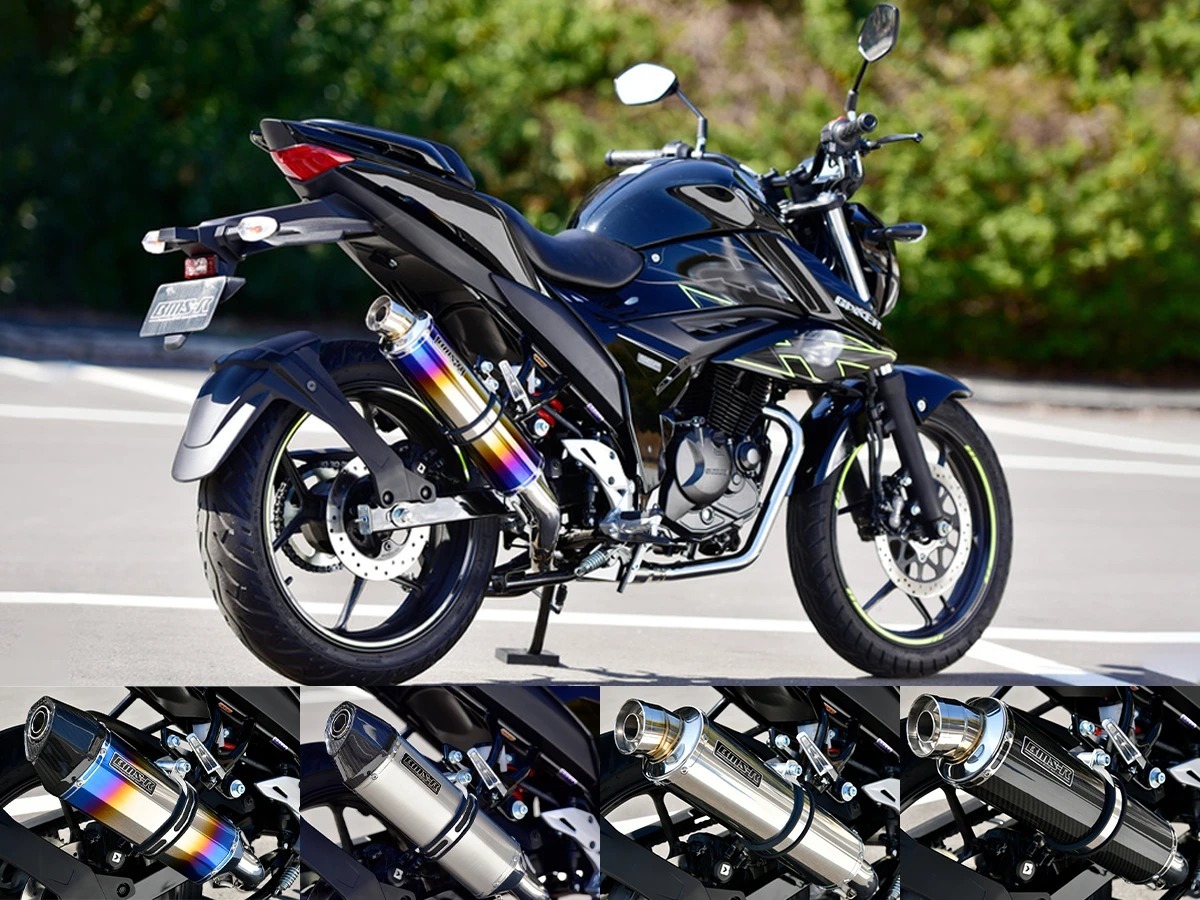 BEAMS│ジクサー150(20-)｜R-EVO フルエキゾーストマフラー BEAMS ビームス バイク用 マフラー GIXER 150 20〜 2BK-ED13N R