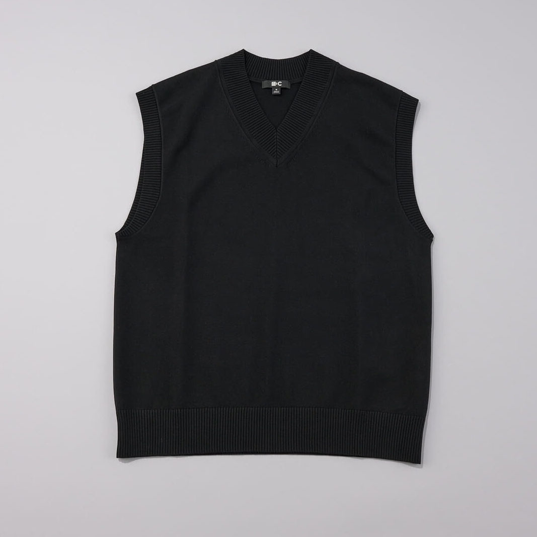 UNIQLO C フルジップベスト ブラック　M サイズ　ユニクロシー Gallery]普通にかっこいい「ユニクロ：シー」黒名品。即完と噂の