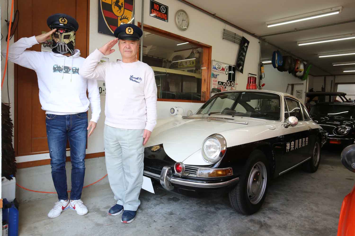 ＊みか＊　RAY’S 神奈川県警察　ポルシェ 日本で1台のポルシェパトカー、オーナーは元警察官 執念の