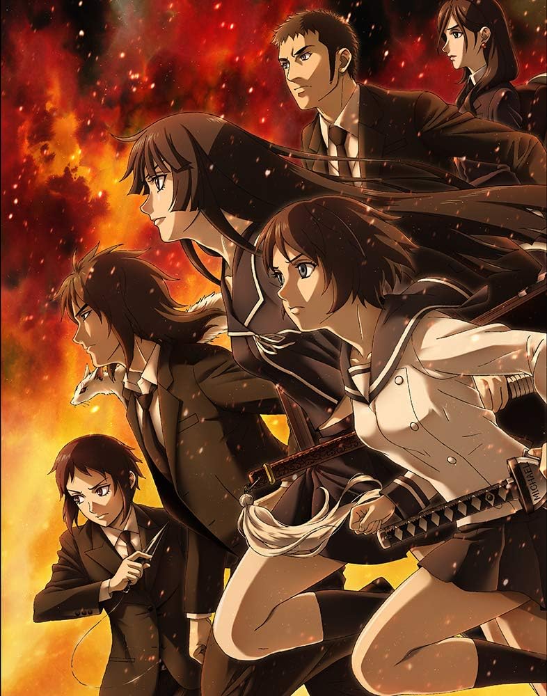 アニメ『喰霊-零-』で真の主人公となる土宮神楽と諫山黄泉のキービジュアル画像