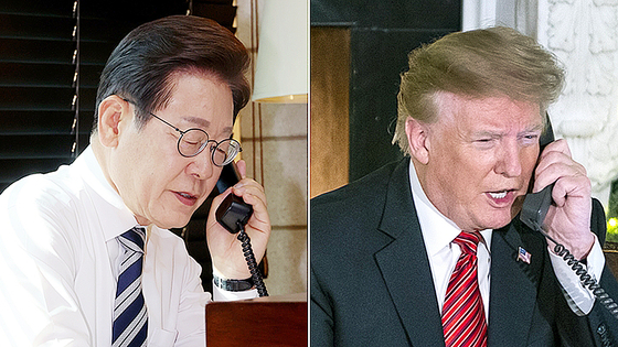 李在明大統領とドナルド・トランプ大統領の会談