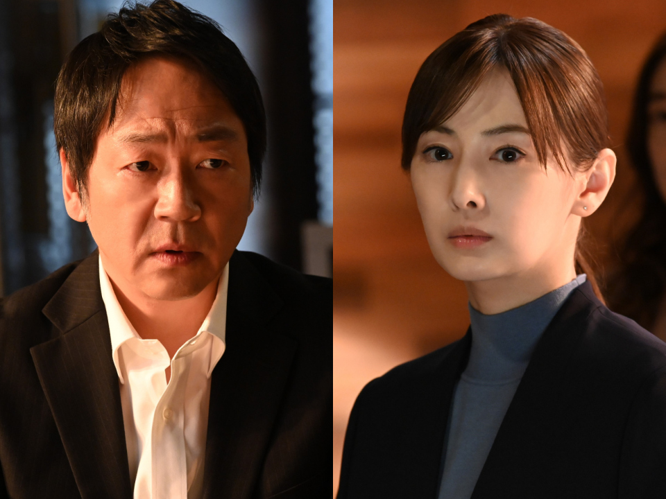 北川景子演じる中越紘海、『あなたを奪ったその日から』第9話より。食品事故の真相と対峙する表情。