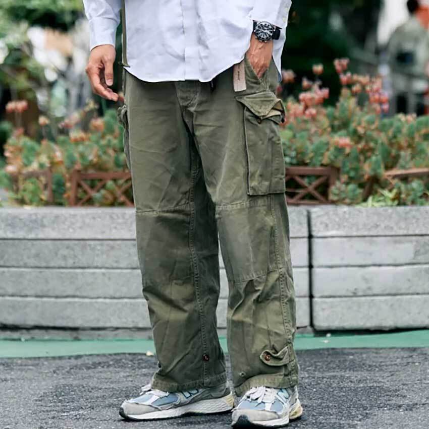 百貨店福袋 オリーブの「カーゴパンツ」はやっぱり使える！洒落者たちの パンツ