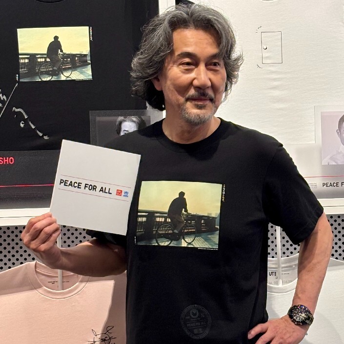 UN 国際連合　復興支援　ミッション　Tシャツ ユニクロのチャリティーTシャツ、万博の国連パビリオンで難民