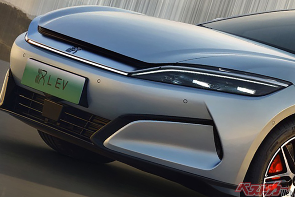 BYDの新型電気自動車（EV）イメージ：次世代充電技術を搭載