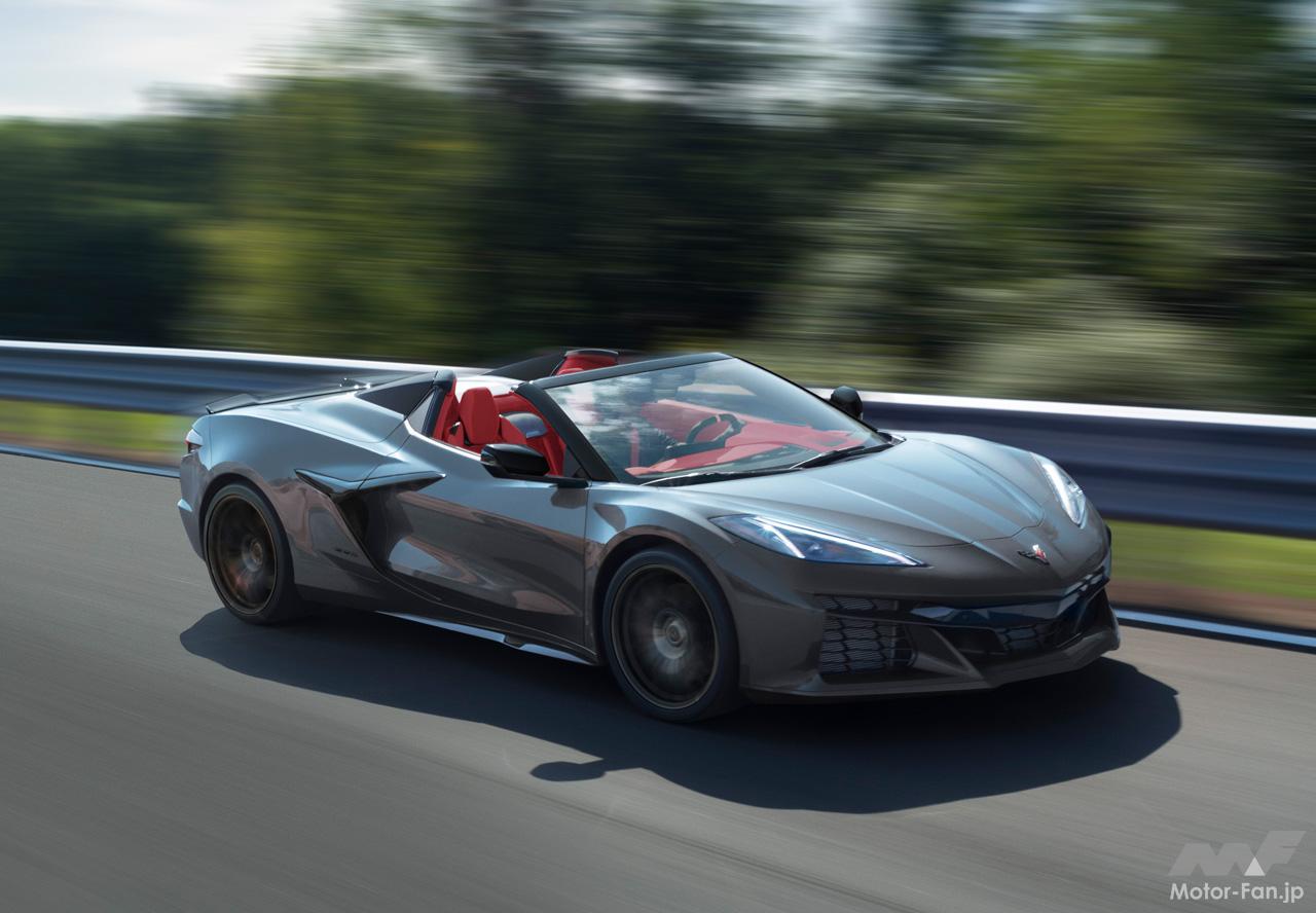 コルベットZ06にコンバーチブル登場! 時速48km/hで開くルーフ