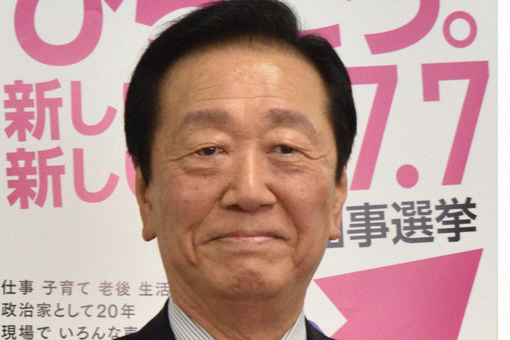 立憲民主党の小沢一郎衆院議員。小泉進次郎農水相のSNS投稿を批判している。