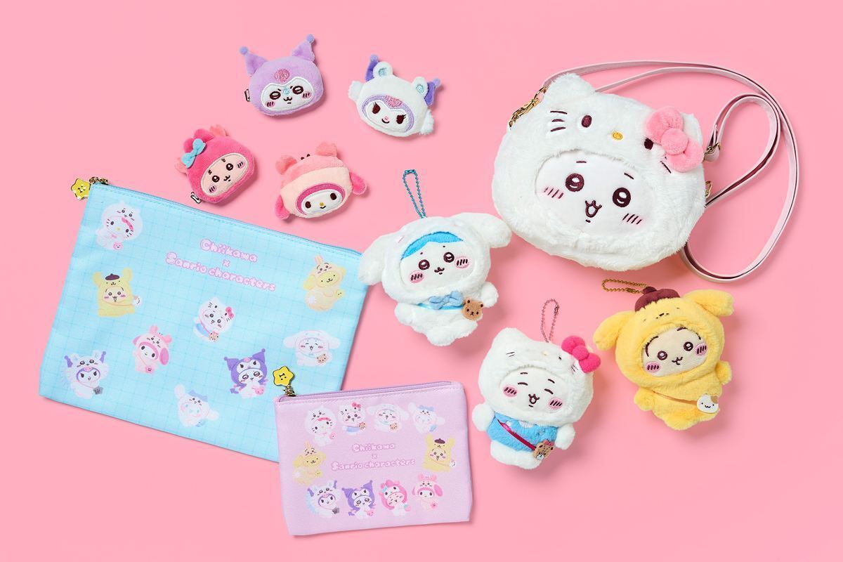 新品未開封】ちいかわ×サンリオ ぬいぐるみ コンプセット