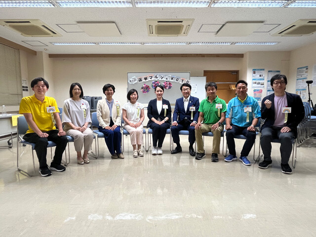 2024年6月7日に江東区で開催された「選挙マルシェKOTO」での東京都議会議員選挙候補者討論会。