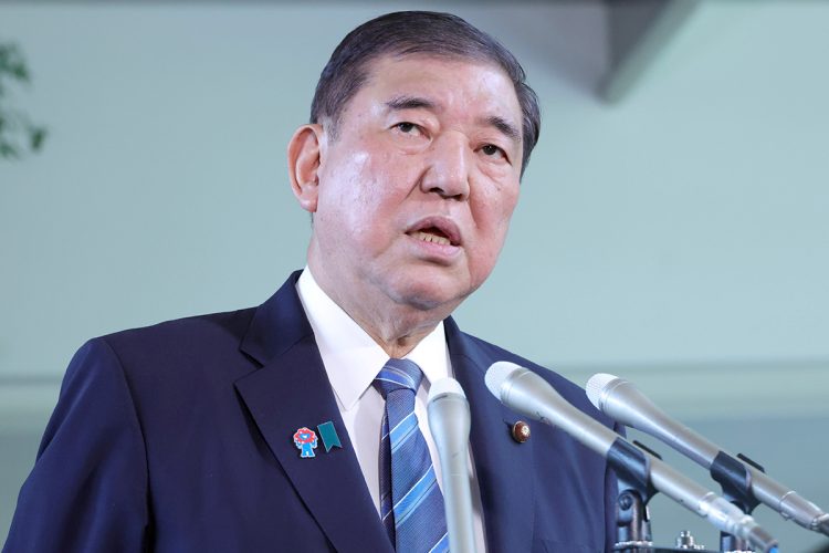 石破茂首相。参院選情勢調査を受け、解散総選挙の決断が注目される