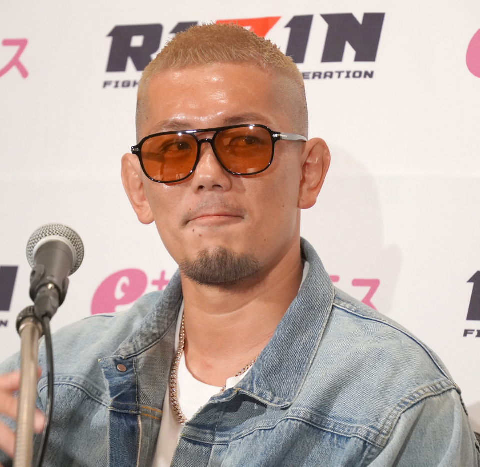交通事故の処分終了が報じられた格闘家、皇治氏の顔写真