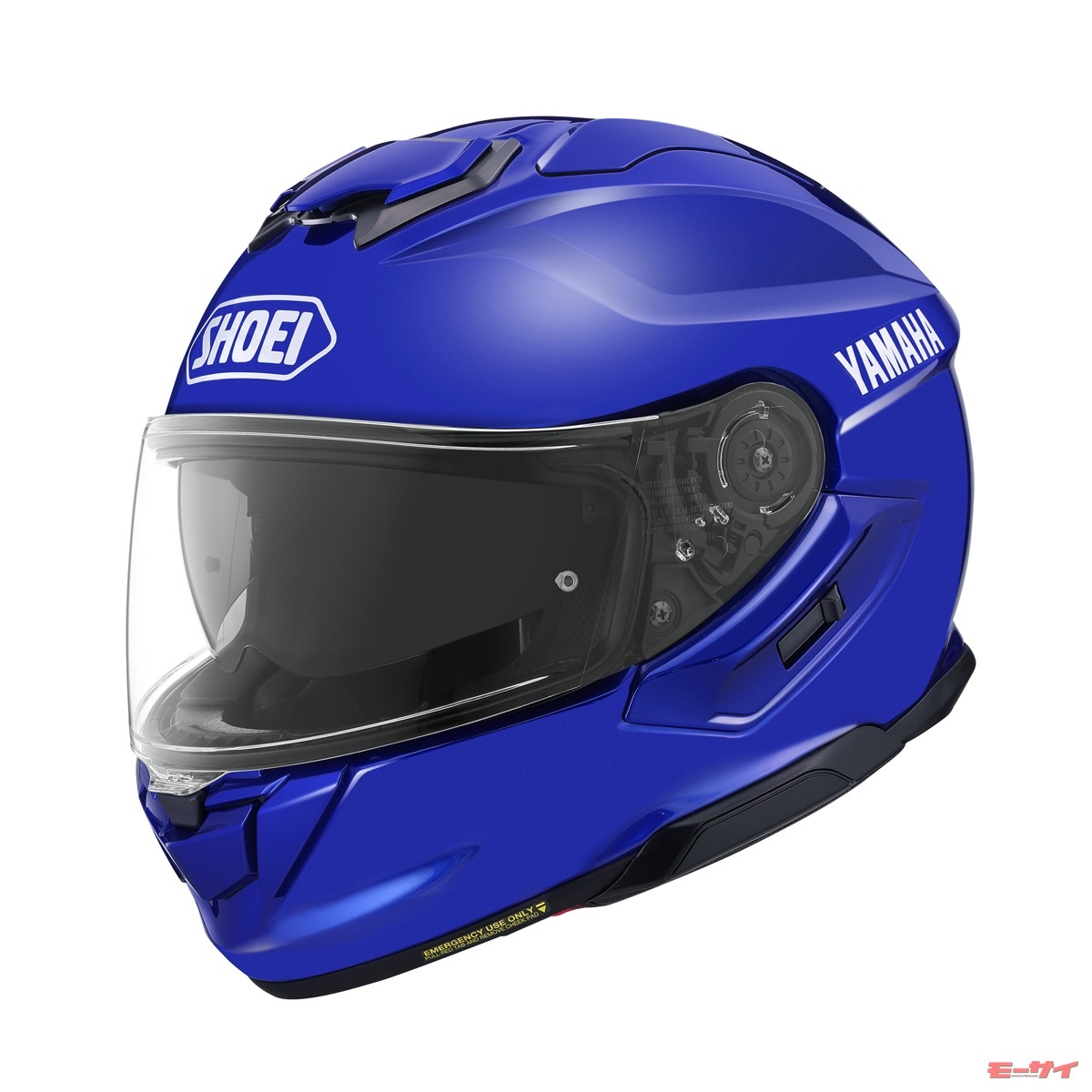 大人の上質  ヤマハ純正ブルー＆YAMAHAロゴ」のSHOEI製フルフェイス3種を同時 セキュリティ・セーフティ