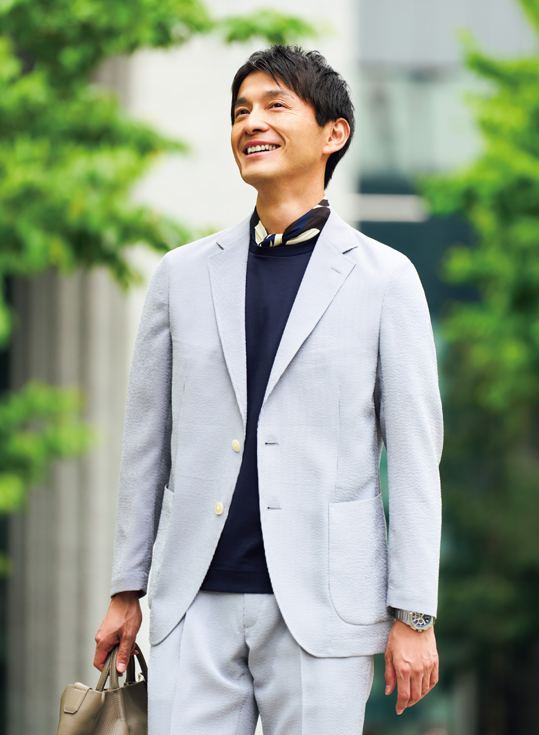 LOOP LARDINI】ラルディーニのジャケット　セットアップ LARDINI ラルディーニ テックジャージースーツ イージーウエア