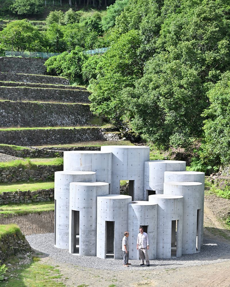 野外音響彫刻が誕生 住民ら「過疎地に光」、熊野の3県境（紀伊