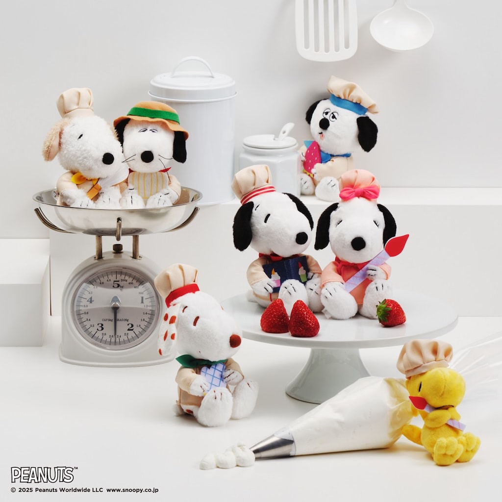 アフタヌーンティー　PEANUTS　スヌーピー　いちごケーキ　ぬいぐるみ　新品 スヌーピー】Afternoon Tea LIVINGでケーキまみれのスヌーピー