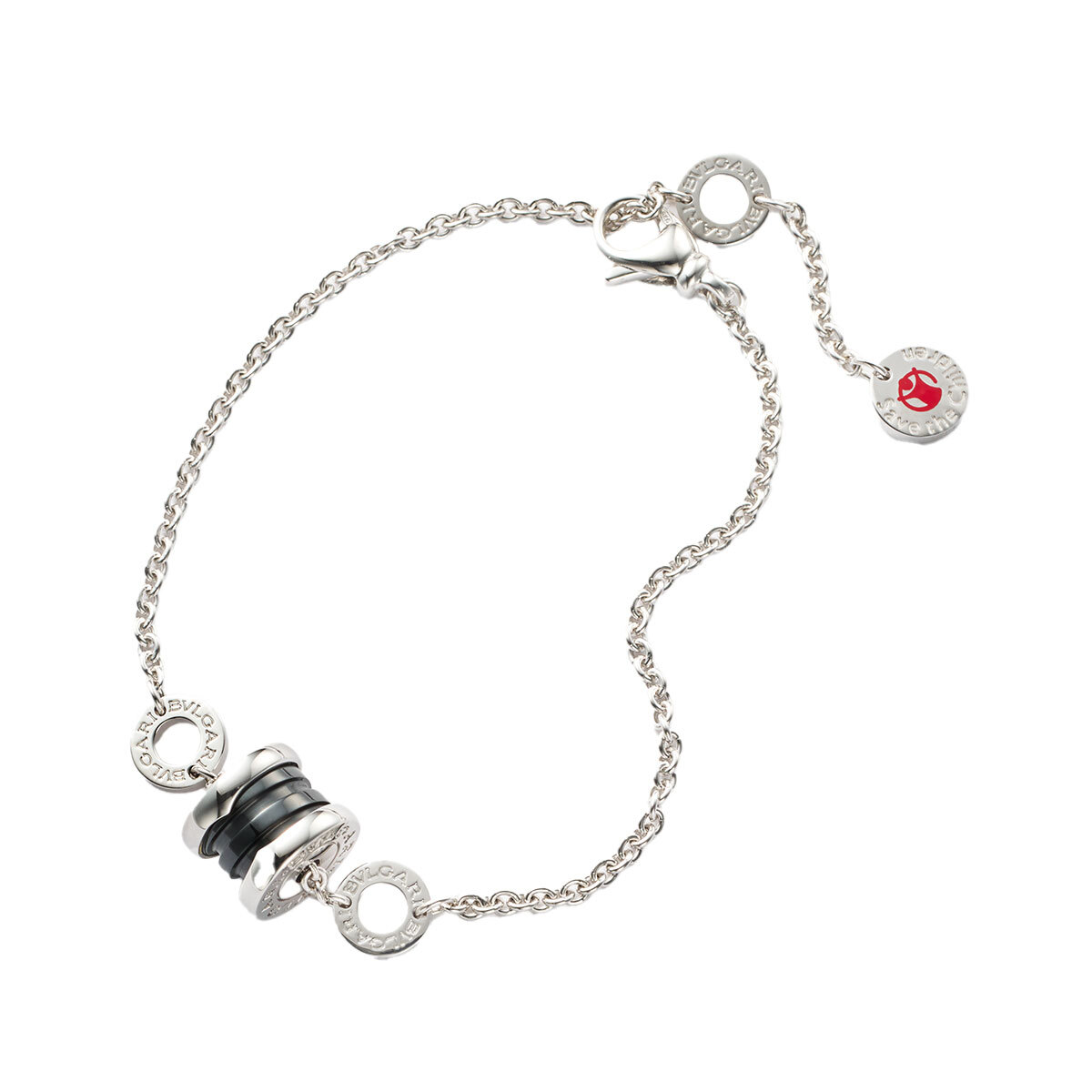 BULGARI シルバーチャーム BVLGARI】ブルガリ B-Zero1 チャーム ビーゼロワン キーチェーン