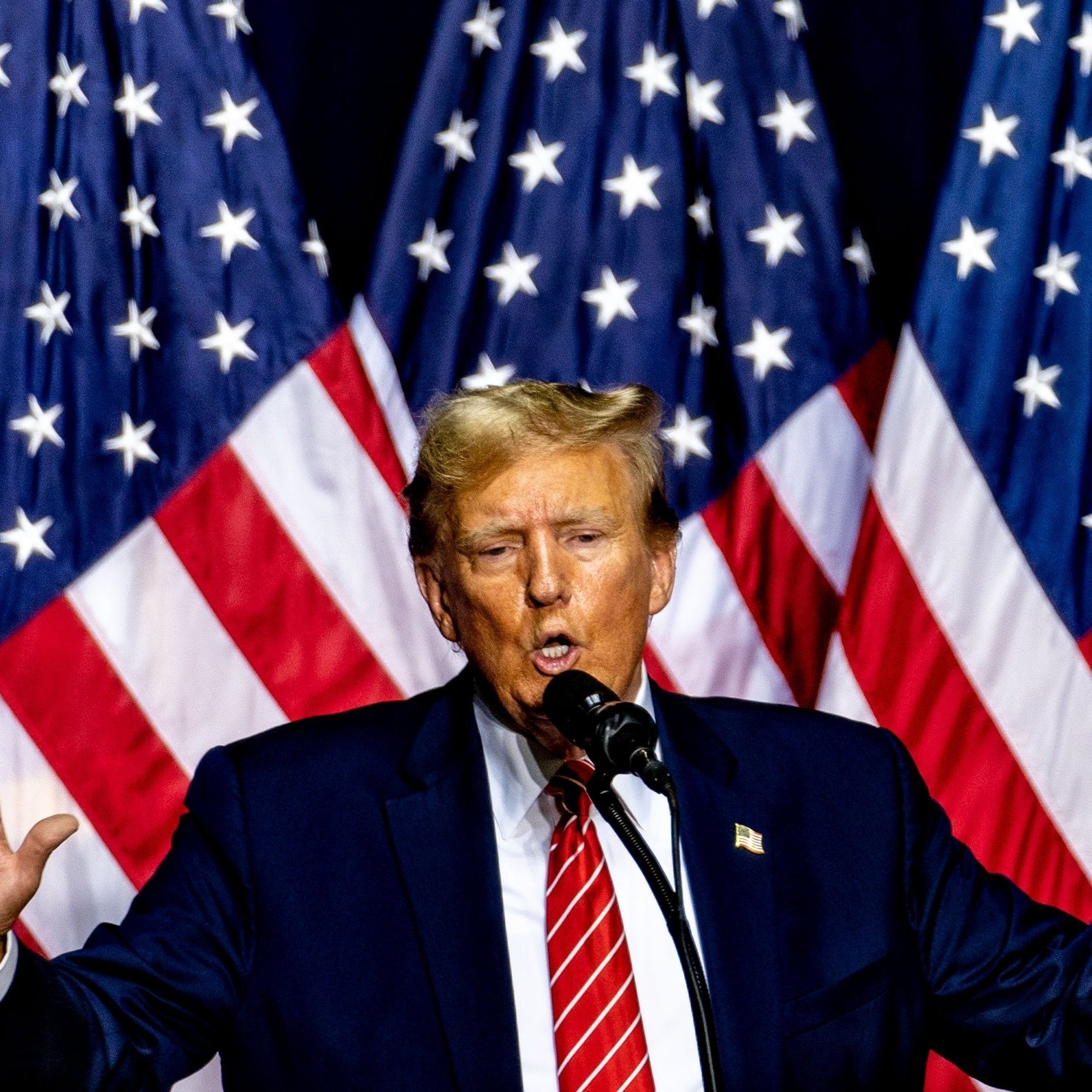 写真：アメリカ・ファーストを掲げるドナルド・トランプ元大統領