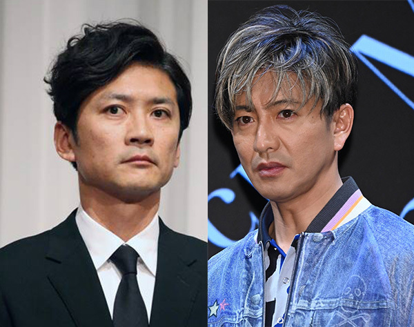 丸亀製麺で向かい合って話すTOKIO国分太一と木村拓哉