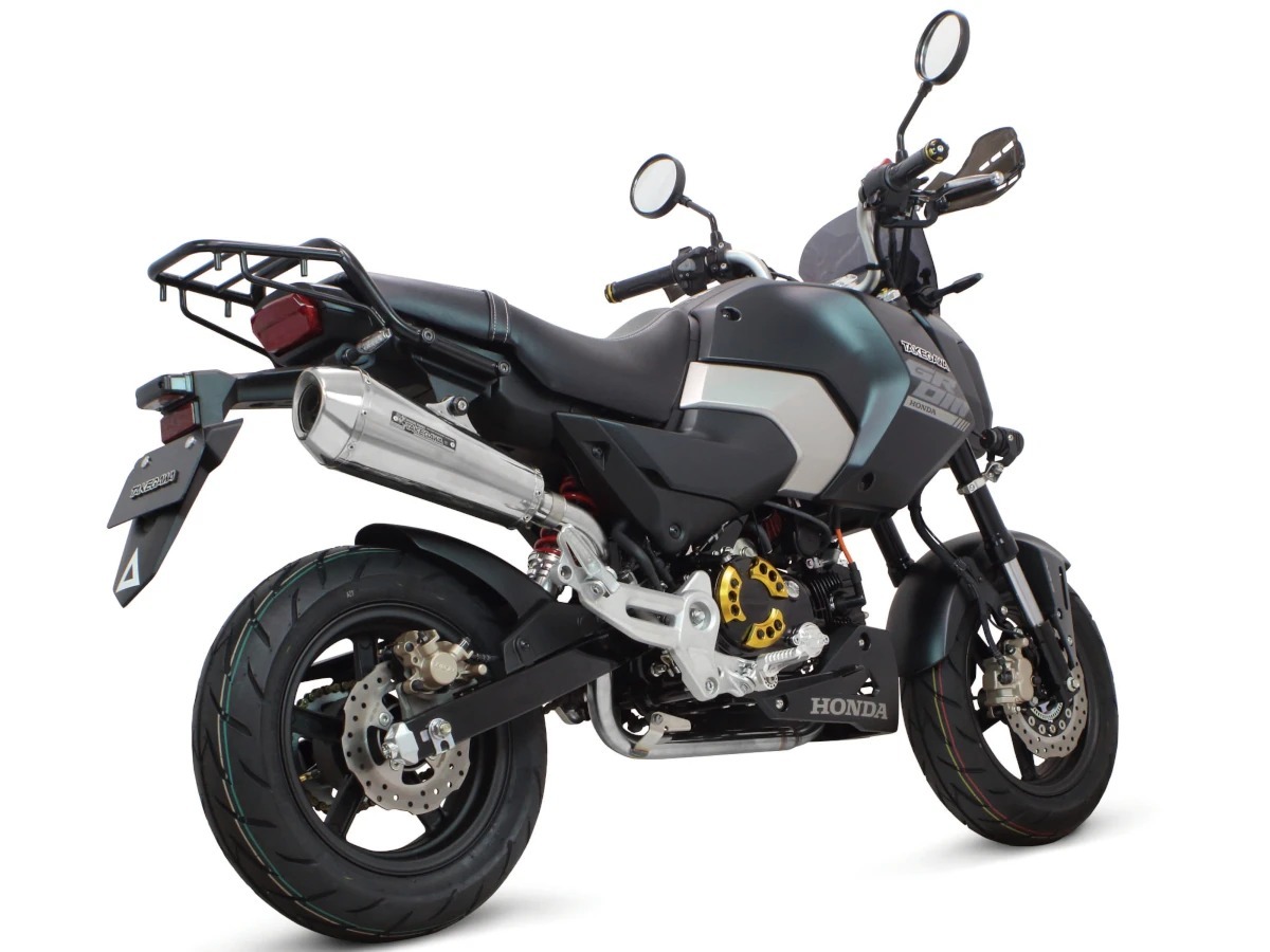 SP武川より、グロム(JC92)用「テーパーコーンマフラー」が登場
