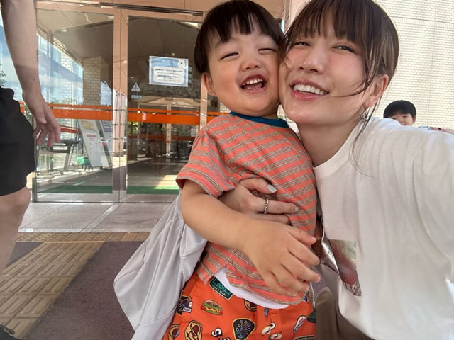 『あいのり』桃、3歳次男の先天性眼瞼下垂の術後検診を報告「問題なくて良かった！」