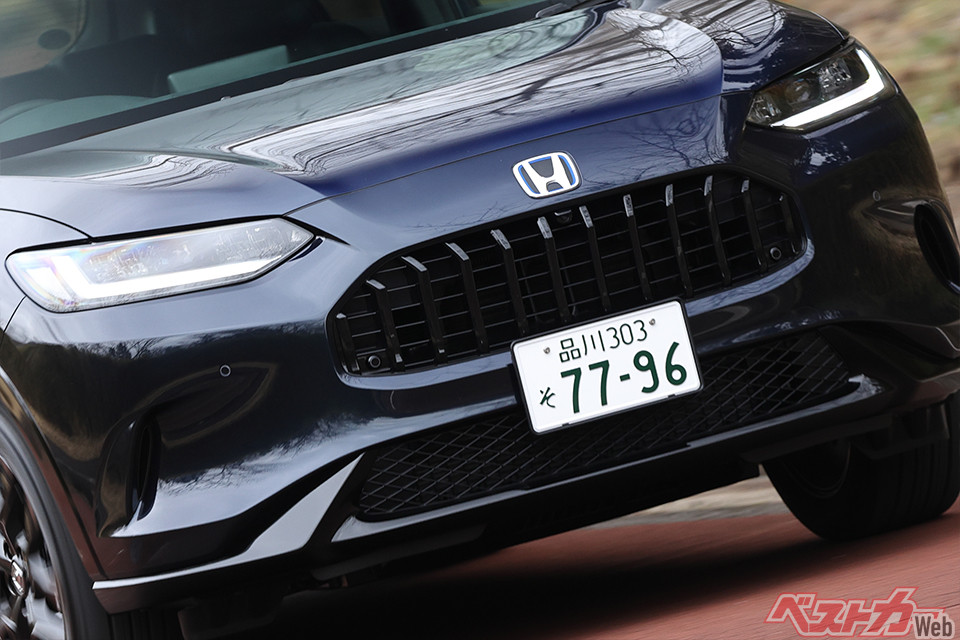 ホンダZR-Vの個性的なフロントマスク、デザインに関する片岡英明氏の評価に関連